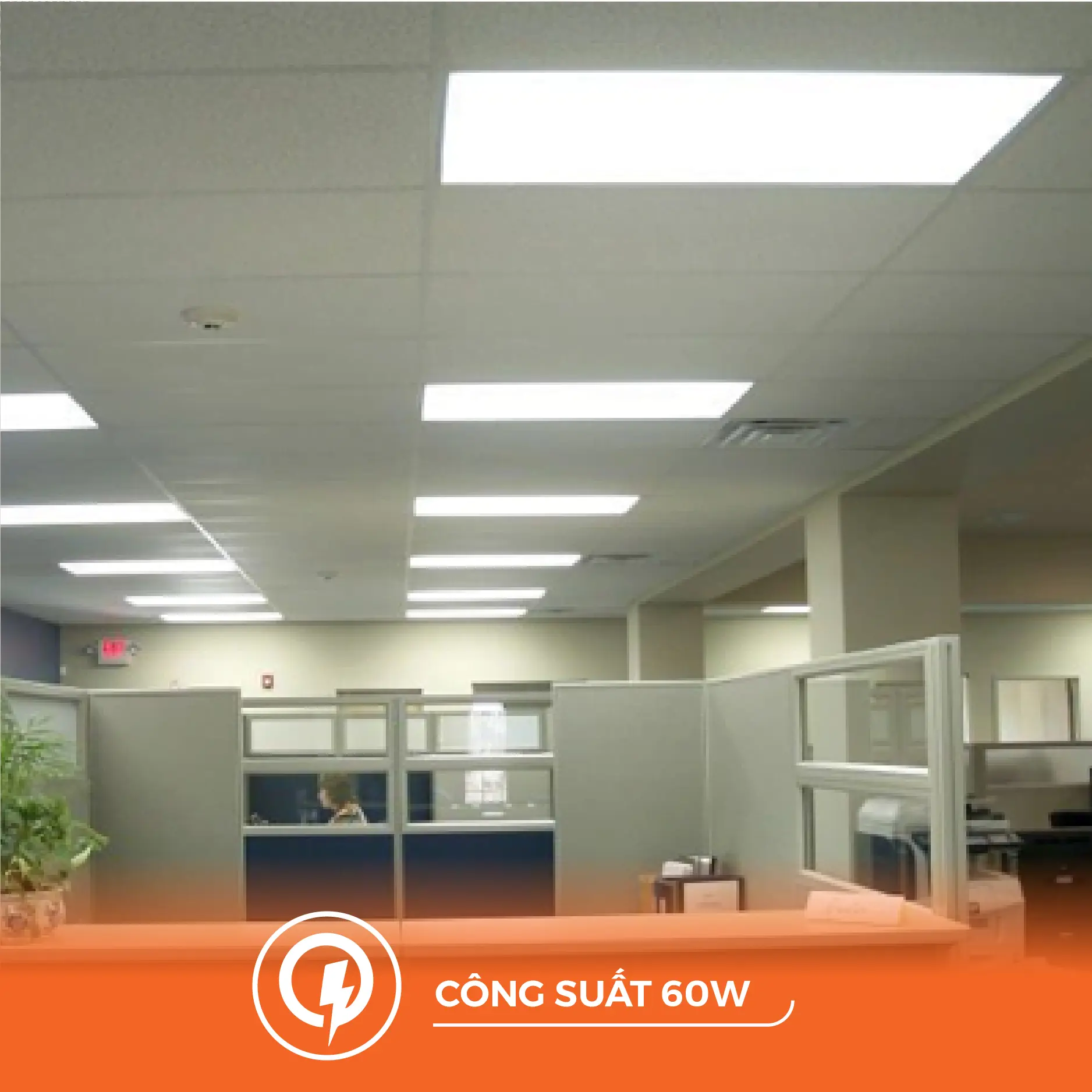 Đèn LED Panel Office Nanoco 600x1200 - 60W – Mã NPLB6012